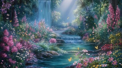 Paraíso Floral en el Bosque Encantado