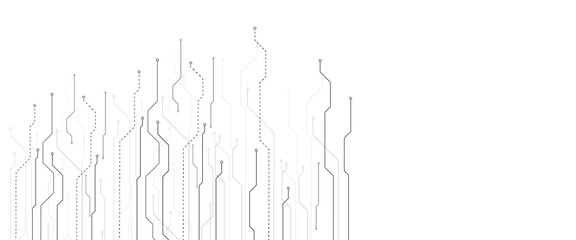 Vectors Abstract connecting lines and dots. Social networking, network connection and global communication technology background