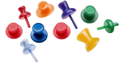 push pin isolated on white