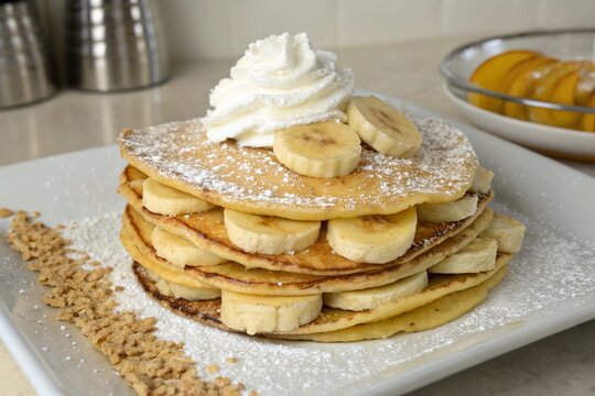 Banana crepes
