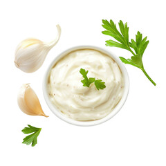 Mayonnaise isolated on white background