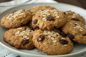 Oatmeal raisin cookies