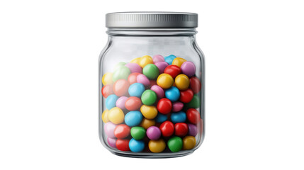 jelly beans in a glass jar