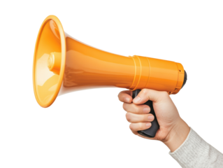 Effective communication tool for public speaking or events, cut out