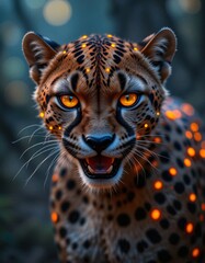 Obraz premium close up of a leopard
