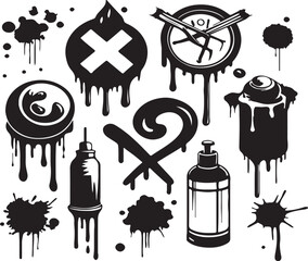 Graffiti Culture: Black Ink, Street Symbols, and Artistic Expression