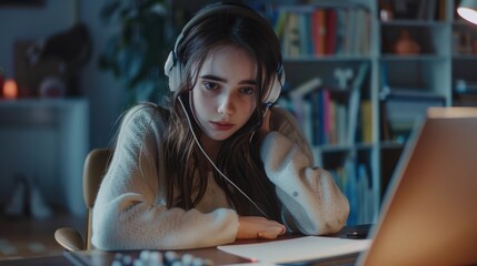 Online therapy session via video call with a psychologist and a patient.