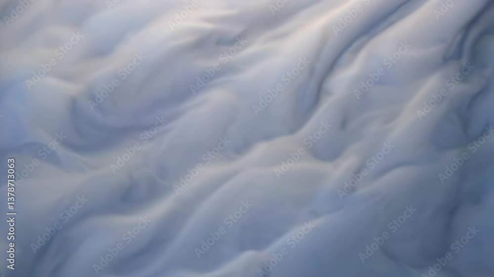 Poster mesmerizing drift of light and shadow: detailed abstract cloudscape in motion