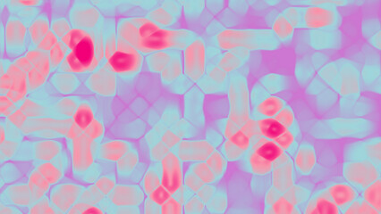 Abstract Soft Pink and Blue Glass Mosaic Digital Background