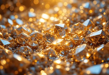 golden christmas background