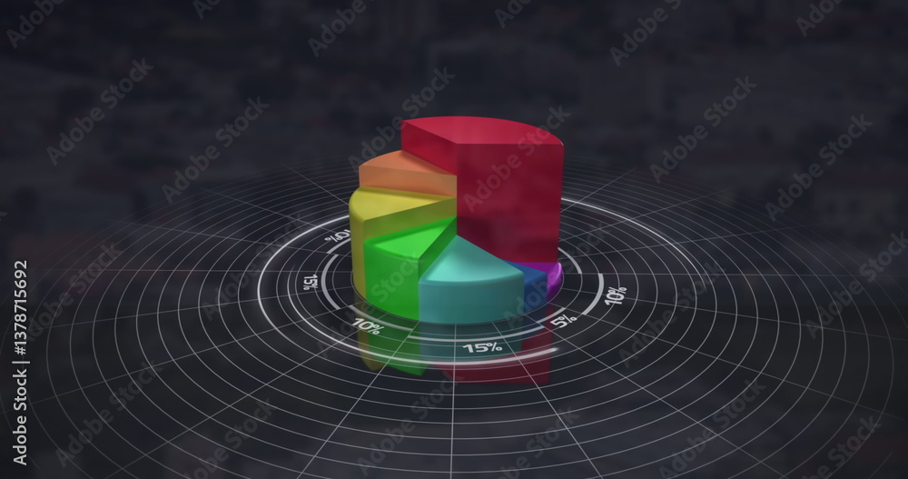 Poster image of data processing over landscape
