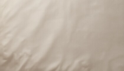 Obraz premium Subtle Beige Fabric Texture Wrinkled, Smooth, and Soft Background