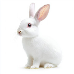 Obraz premium white bunny isolated