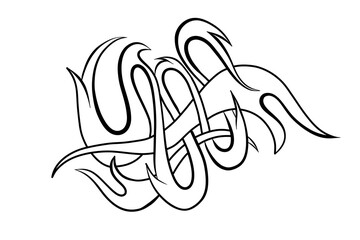Otline Fire Vector sketch by hand. Image for any size ideal for advertising and posters, personal project or t-shirts, mugs, books, logos, etc.