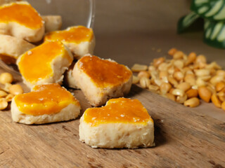 Close up photo of Indonesian Eid al-Fitr cookies 