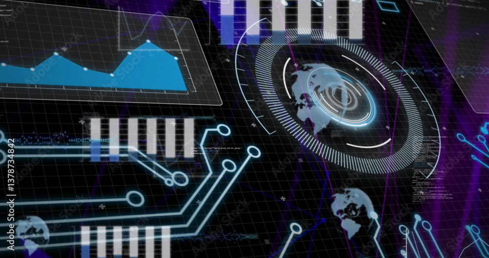 Poster image of scope scanning and data processing on interface
