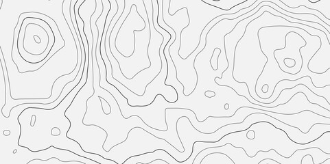 Abstract blank detailed topographic contour map. Background of the topographic map.Topographic line map. Abstract circle lines background. Line topography map contour background.
