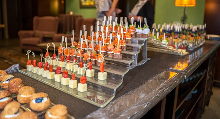 Buffet Dinner Dining Food Celebration Party Concept