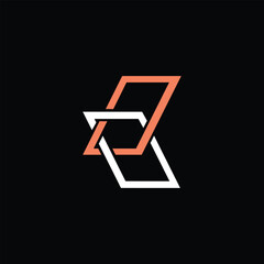 Abstract vector k letter design