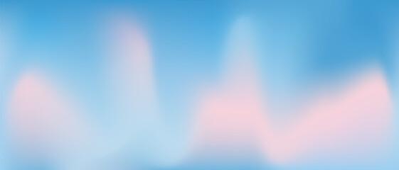 Abstract horizontal background, banner. Landscape mesh. Sky, shine, cloud,geyser, rainbow, fountain. Creative vector illustration for website, app, cover.