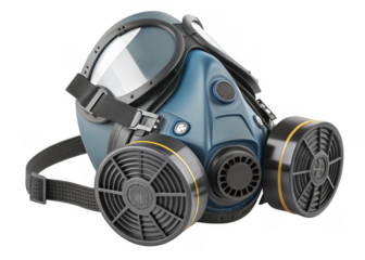 Respirator isolated on a transparent background.