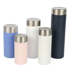 aluminum cans isolated on white