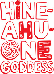 Hine-ahu-one Goddess.