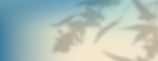 Soft overlay of natural light.Tropical blurred leaf.Natural light layout.