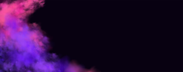  Atmospheric neon purple clouds.Magical fantasy smell of tobacco.Pink occult fog.Magic cigarette vapor.