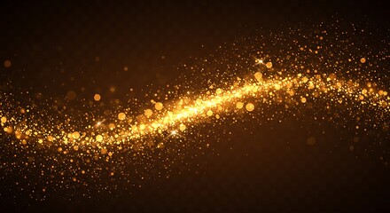 Obraz premium Intricate Sparkle Abstract Background with Transparency