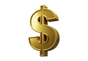 Fototapeta premium Golden dollar symbol