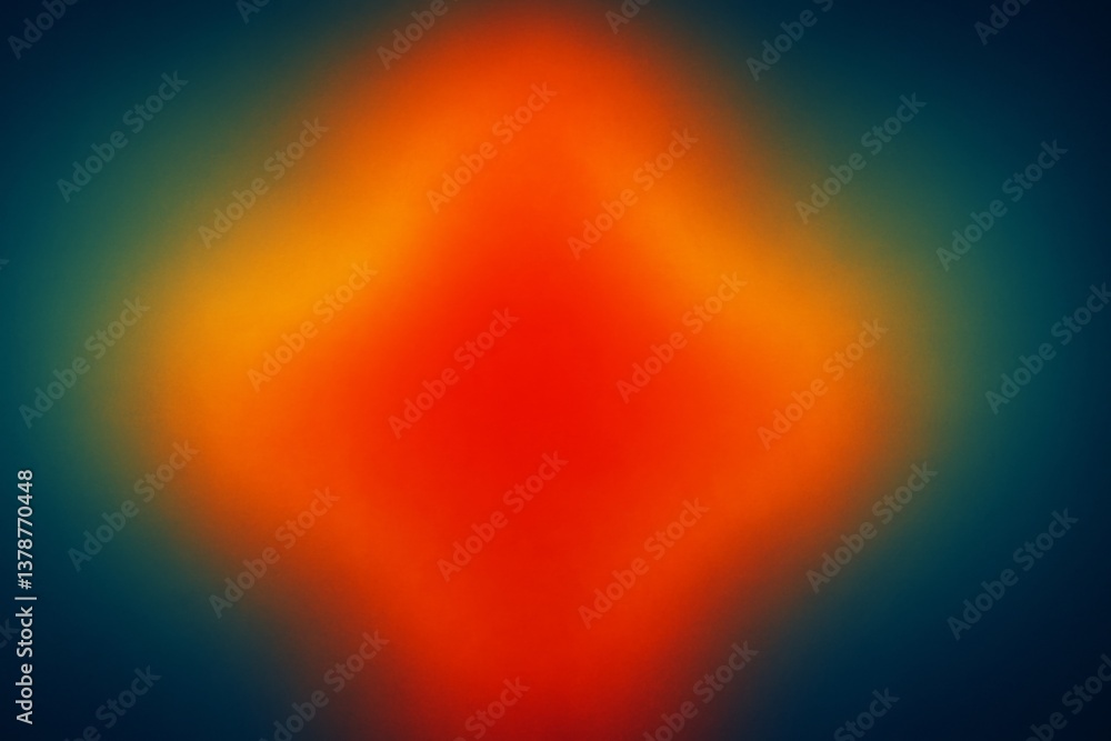 Poster blurry red and orange gradient creating a soft, ethereal glow against a dark, moody backdrop, perfec