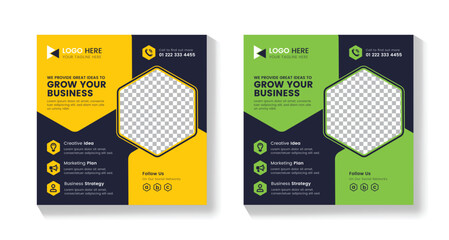 Digital Marketing Agency Social Media Post Template , Print Ready , Social Media Post Template, Social Media Post Template , Facebook Post, ,LinkedIn Post