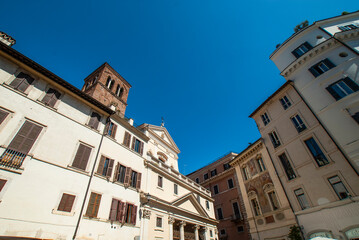 Basilica di Sant Eustachio in Campo Marzio in Rome Italy. Rome