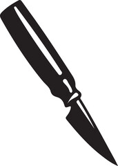 Knife Vector Art on White Background 