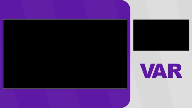 VAR Review Overlay &ndash; Transparent Sports Graphics for Football (Soccer) Video Editing 4K