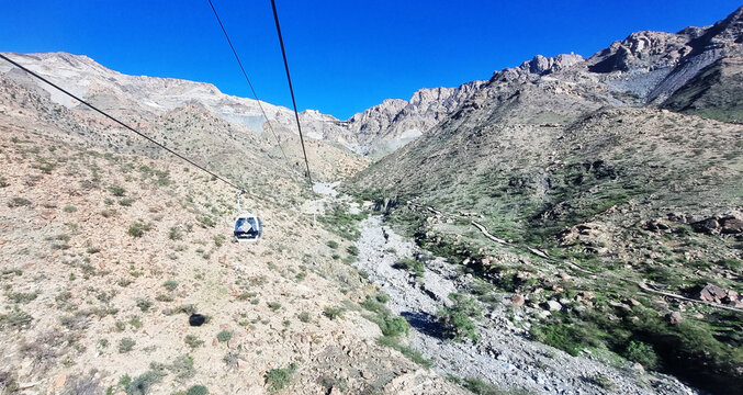 Taif scenery view from Al Hada Cable Car