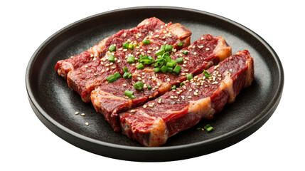 Fototapeta premium beef steak with vegetables