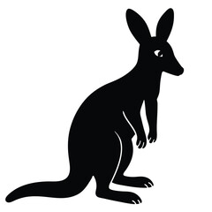 Kangaroo vector illustration design