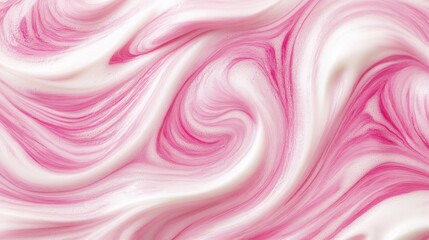 Obraz premium Swirling Pink and White Texture