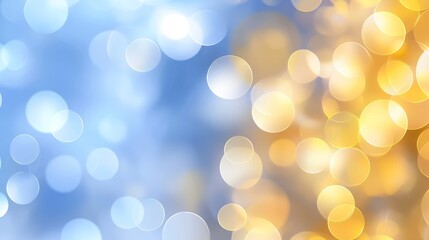 Obraz premium Vibrant blue and yellow circles abstract background design for modern projects