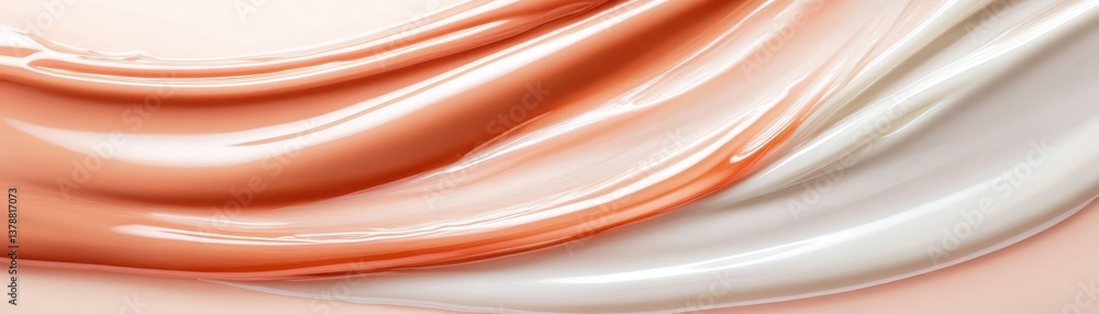 Poster smooth and polished surface, reflecting light creating a sense of elegance smooth