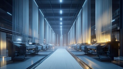 Advanced textile manufacturing showcases innovation and precision engineering