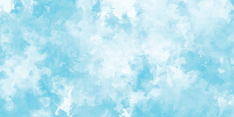 Light blue gradient abstract banner Blue Vector background.