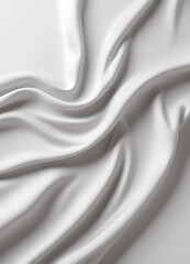 Obraz premium Soft White Abstract Fabric Texture Background