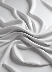 Obraz premium Soft White Abstract Fabric Texture Background