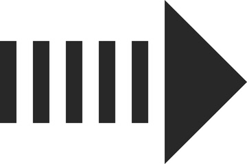 Arrow flat web icon concept