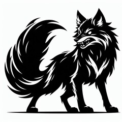 Fox Silhouette Image