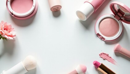 Immaculately white surface ideal for showcasing cosmetics, shadow, perfect, luxurious