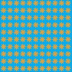 Floral seamless pattern .Trendy floral seamless pattern collection. Set of vintage 70s style flower background illustration. Cute floral pattern in the small flower.  Seamless vector texture.